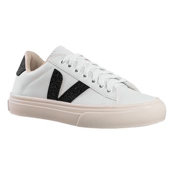 Tenis-Casual-Branco-e-Preto-Urbano-|-Caprice-Tamanho--35---Cor--BRANCO-0